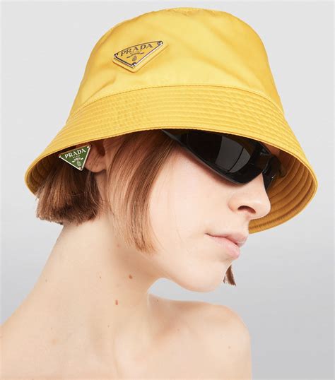 prada re-nylon bucket hat|prada bucket hat sherpa.